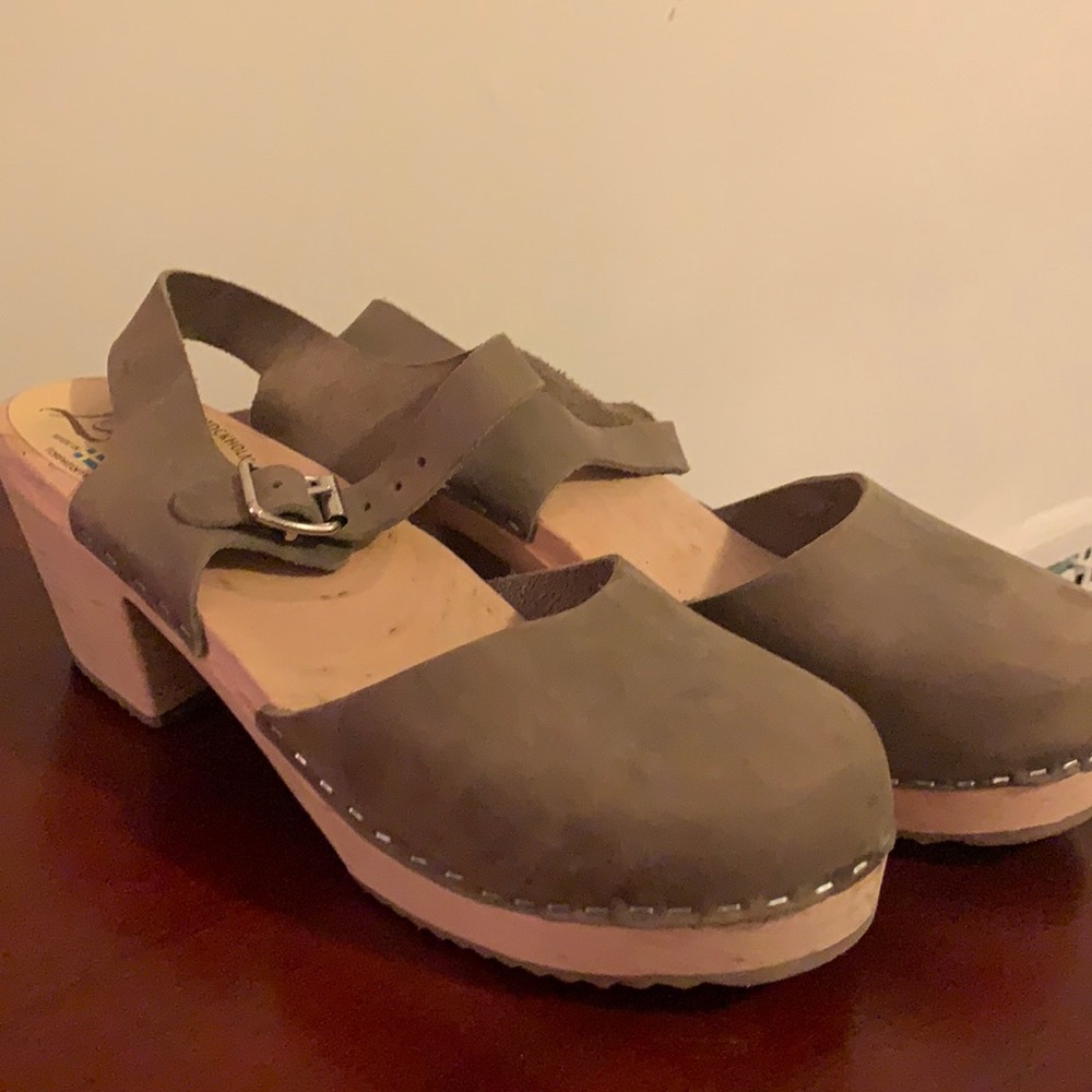 Lotta from Stockholm Swedish Clogs Mary Janes! 10